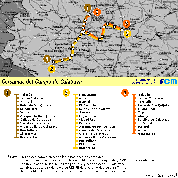 CERCANíAS "CAMPO DE CALATRAVA"